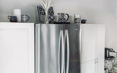 Tips on decorating the top of your fridge & pantry
